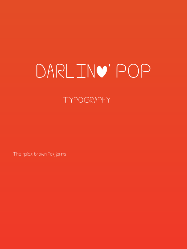 Darlin' Pop Poster