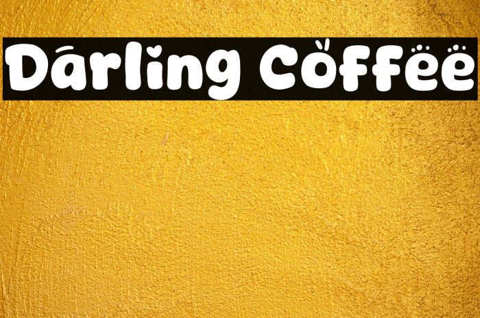 Darling Coffee Example 1