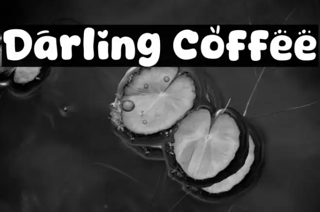 Darling Coffee Caratteri examples