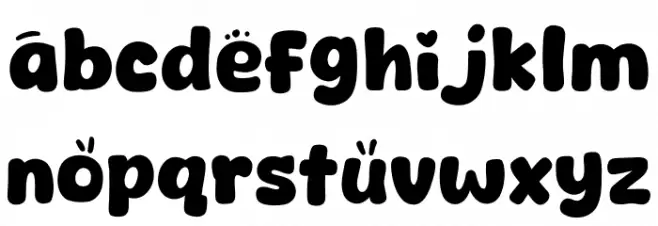 Darling Coffee Schriftart Kleinbuchstaben