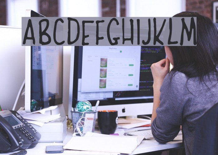 Darling Nikki Font examples