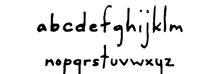 Darling Nikki Font LOWERCASE