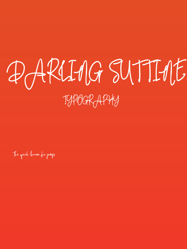 Darling Suttine Poster