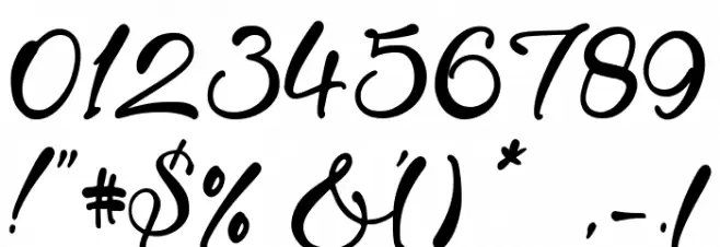 Darling in Paris Font OTHER CHARS