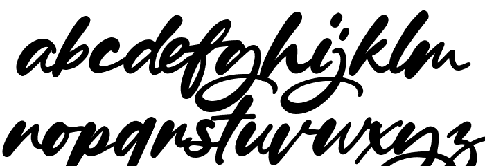 Darling in Paris Font LOWERCASE