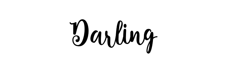 Darling  नि: शुल्क फ़ॉन्ट्स डाउनलोड