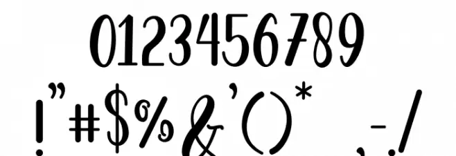 Darling Font OTHER CHARS