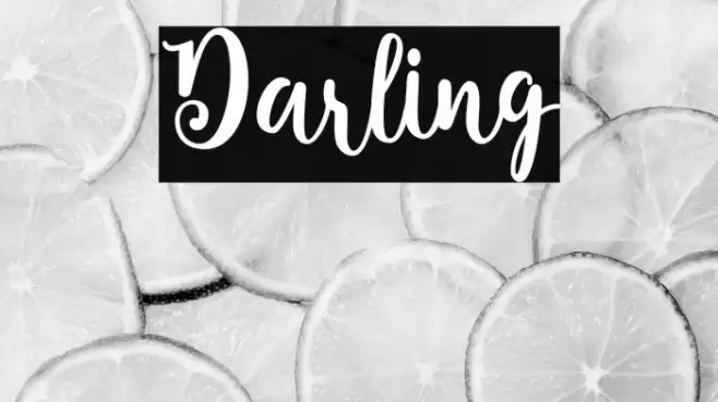 Darling Caratteri examples