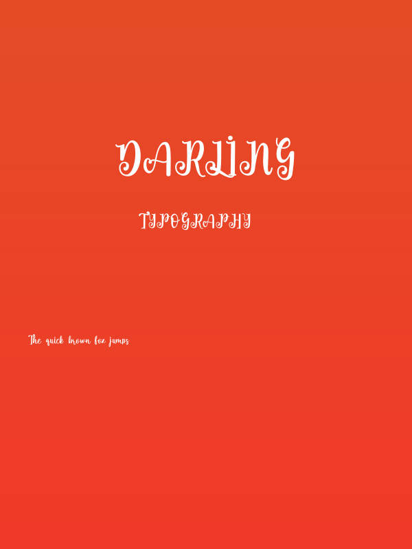Darling Poster