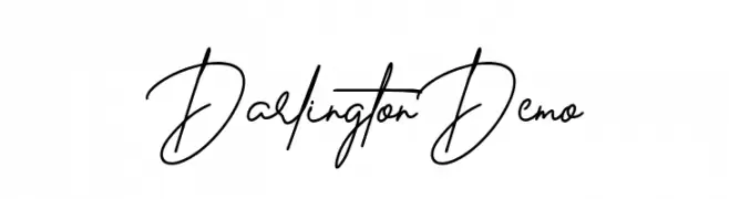 Darlington Demo  免费字体下载