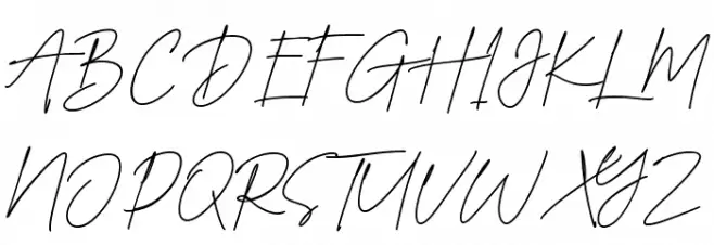 Darlington Demo Schriftart Groß