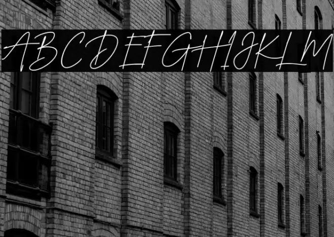 Darlington Demo Font examples