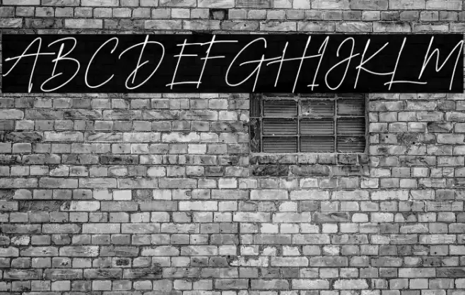 Darlington Demo Font examples