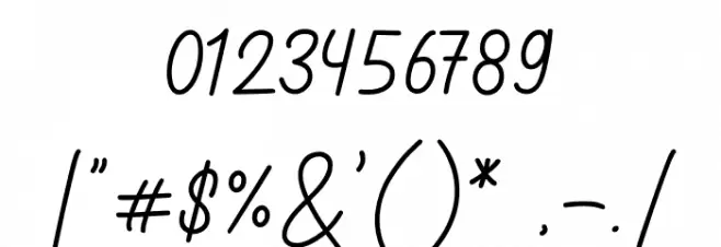 Darlington Font OTHER CHARS