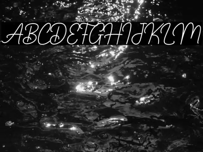 Darlington Font examples