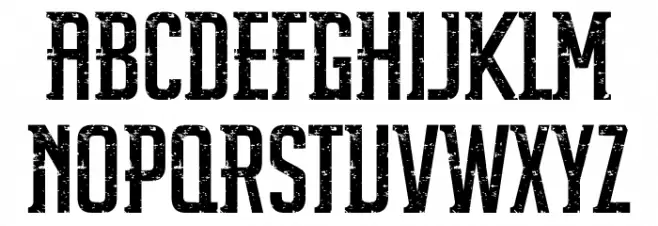 Darlothes Grunge Fuentes MAYÚSCULAS