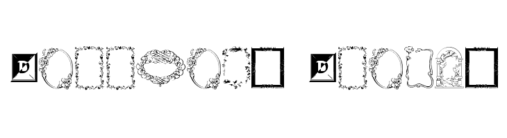 Darrians Frames  フリーフォントのダウンロード