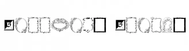 Darrians Frames  Frei Schriftart Herunterladen