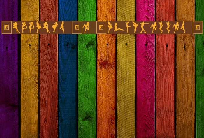Darrians Sexy Silhouettes 2 Font examples
