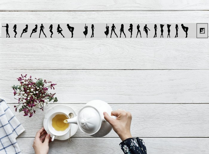 Darrians Sexy Silhouettes 3 Font examples