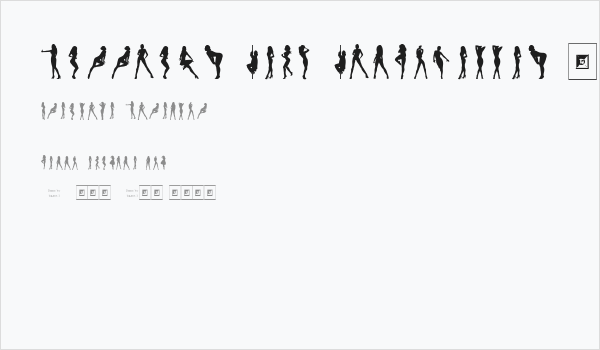 Darrians Sexy Silhouettes 3 Business Card