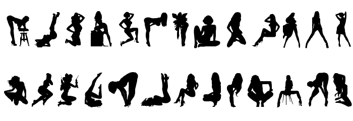 Darrians Sexy Silhouettes 4 لخطوط تنزيل صغيرة