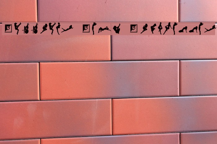 Darrians Sexy Silouettes Font examples