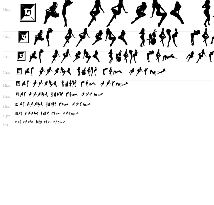 Darrians Sexy Silouettes Waterfall