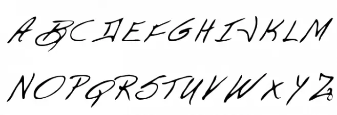 Dart Regular Шрифта ВЕРХНИЙ