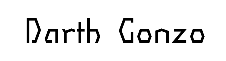 Darth Gonzo  Free Fonts Download