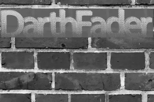 DarthFader Font examples