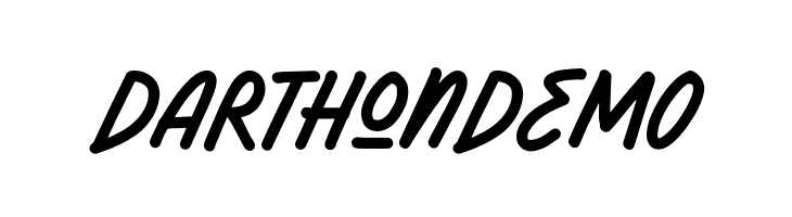 DarthonDEMO  免费字体下载