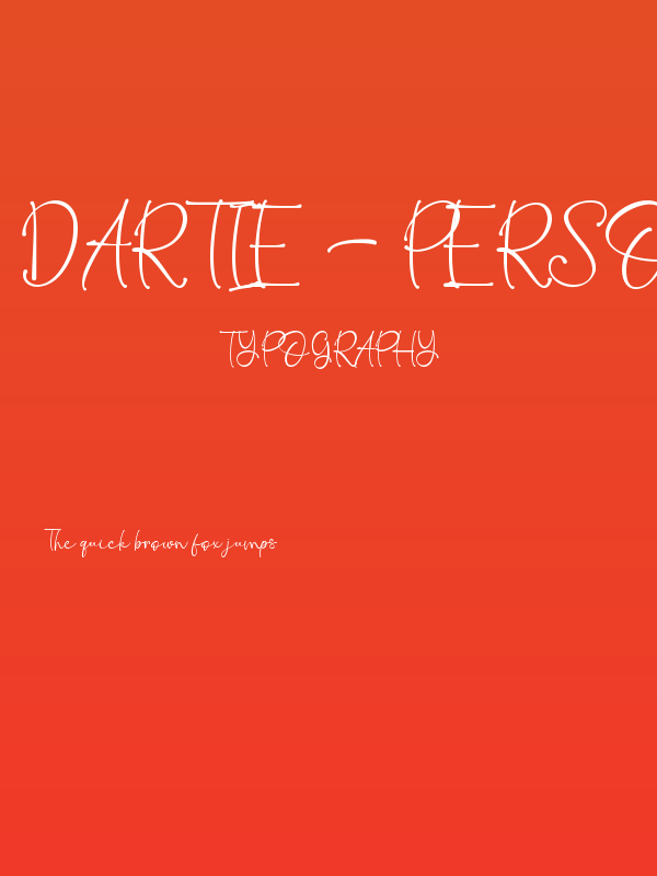 Dartie - Personal Use Poster