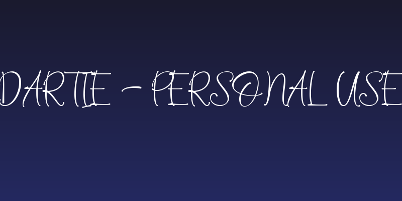 Dartie - Personal Use Social Header