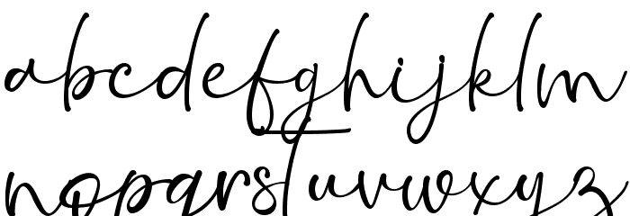 Dartie - Personal Use Font LOWERCASE