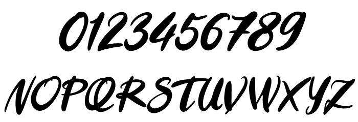 Darty Zhedant Font OTHER CHARS