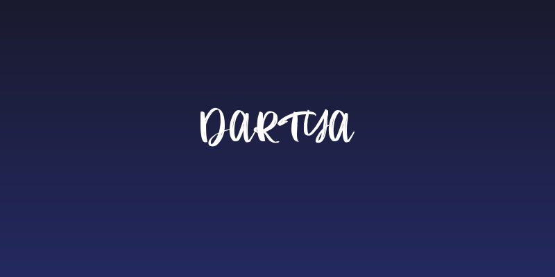 Dartya Social Header