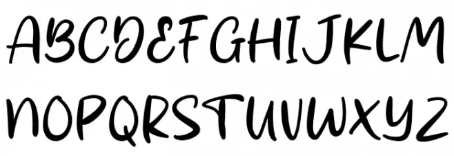 Darwin Smith Font UPPERCASE
