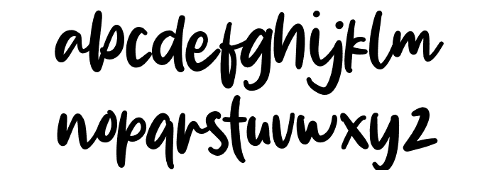 Darwin Smith Font LOWERCASE