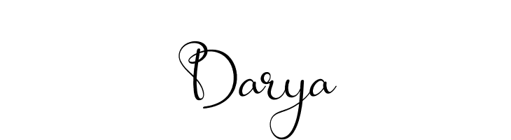 Darya  font caratteri gratis