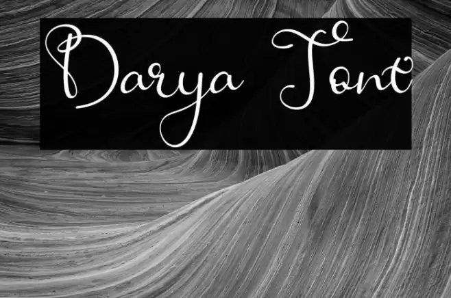 Darya Font examples