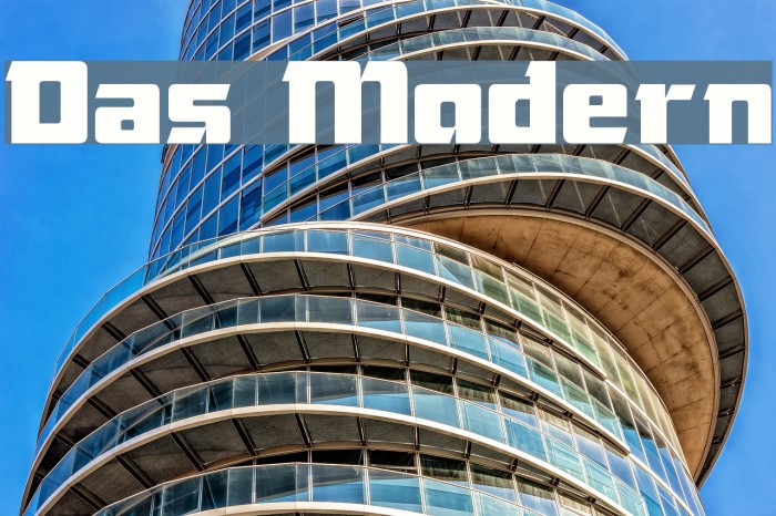 Das Modern Font examples