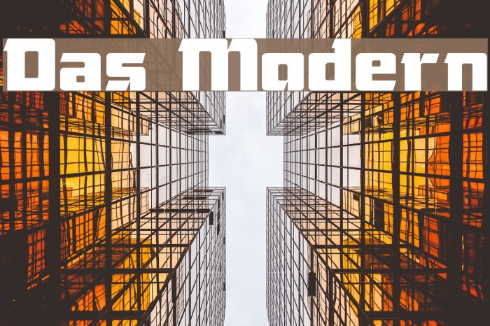 Das Modern Font examples