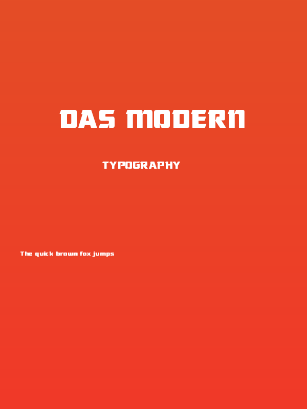 Das Modern Poster
