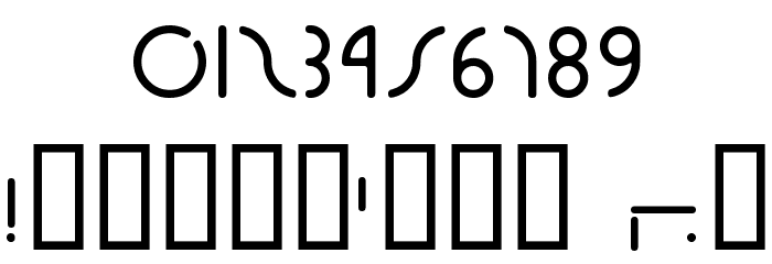 Das Reicht Gut Regular フォント その他の文字