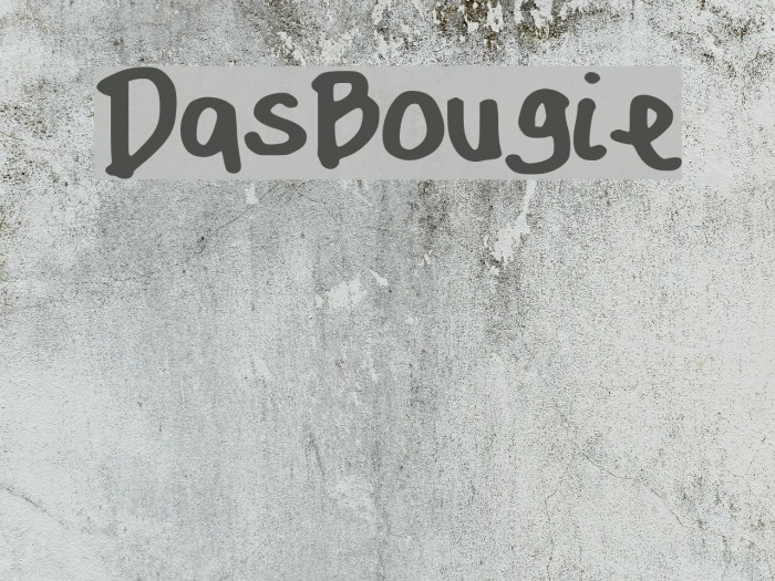 DasBougie Font examples