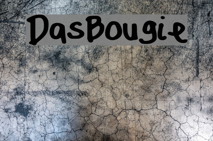 DasBougie Font examples