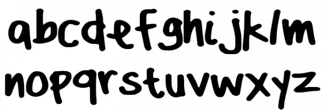 DasBougie Font LOWERCASE