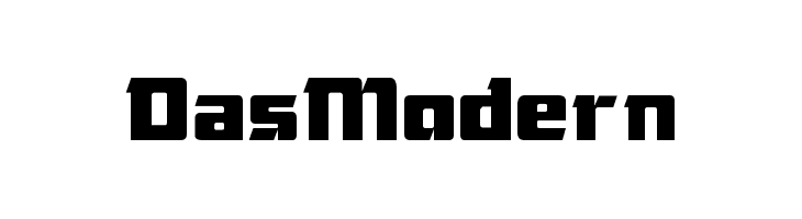 DasModern  font caratteri gratis