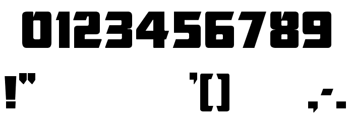 DasModern Font OTHER CHARS